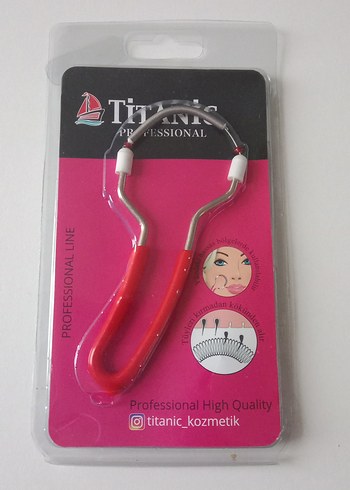 Renkli Kırmızı Kirpik Kıvırıcı - Görsel 5