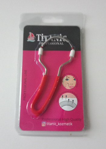 Renkli Kırmızı Kirpik Kıvırıcı - Görsel 6