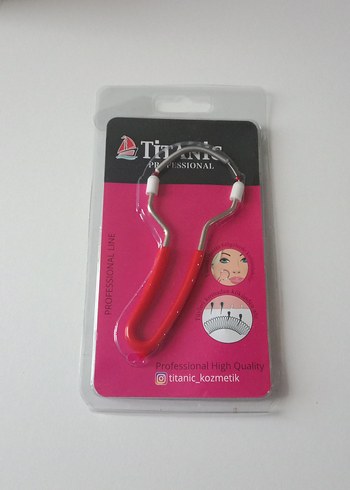 Renkli Kırmızı Kirpik Kıvırıcı - Görsel 3