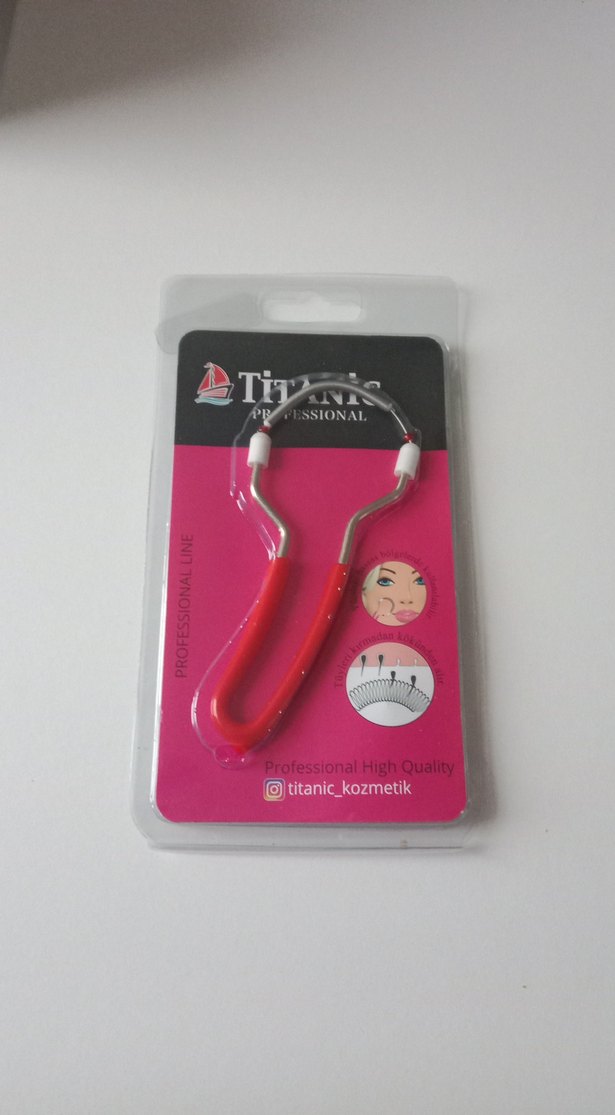 Renkli Kırmızı Kirpik Kıvırıcı - Görsel 2