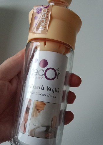 Bej Bebek Biberonu Silikon Uçlu - Görsel 4