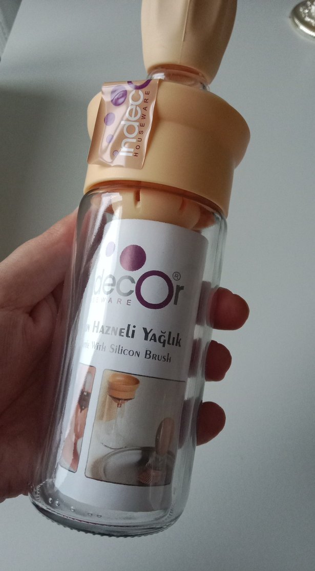 Bej Bebek Biberonu Silikon Uçlu - Görsel 4