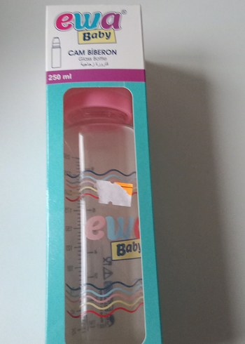 Ewa Baby Pembe Cam Biberon 250 ml - Görsel 6