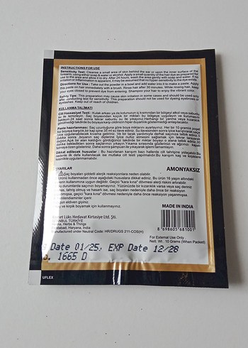 HENNA VALS Siyah Saç Boyası - Görsel 13