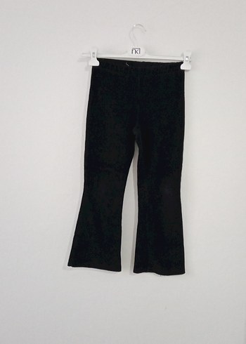 Kız Siyah Kot Tayt Kemerli - Görsel 2