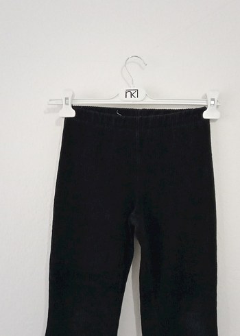 Kız Siyah Kot Tayt Kemerli - Görsel 10