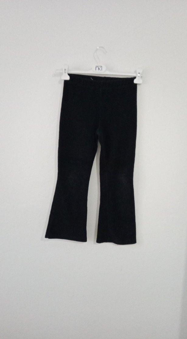 Kız Siyah Kot Tayt Kemerli - Görsel 5