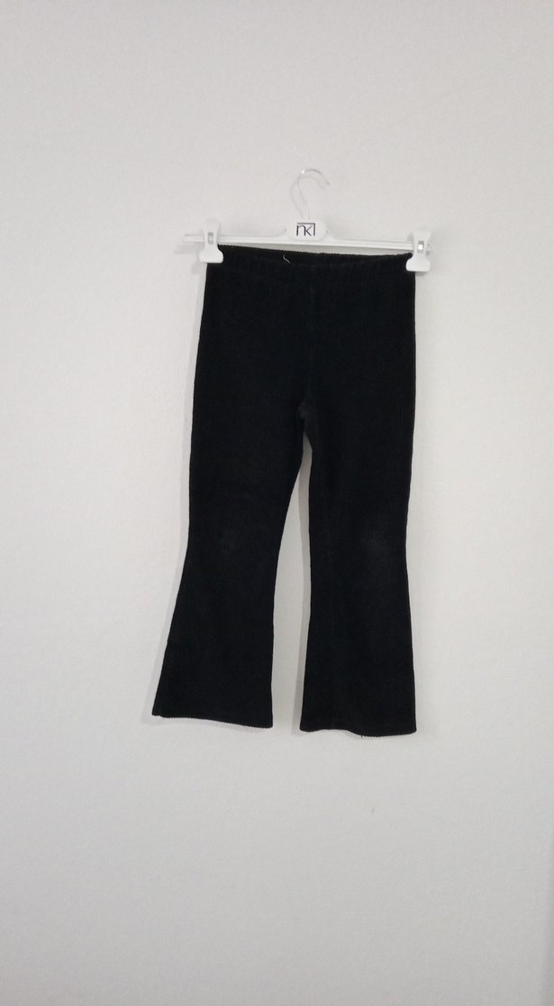 Kız Siyah Kot Tayt Kemerli - Görsel 2