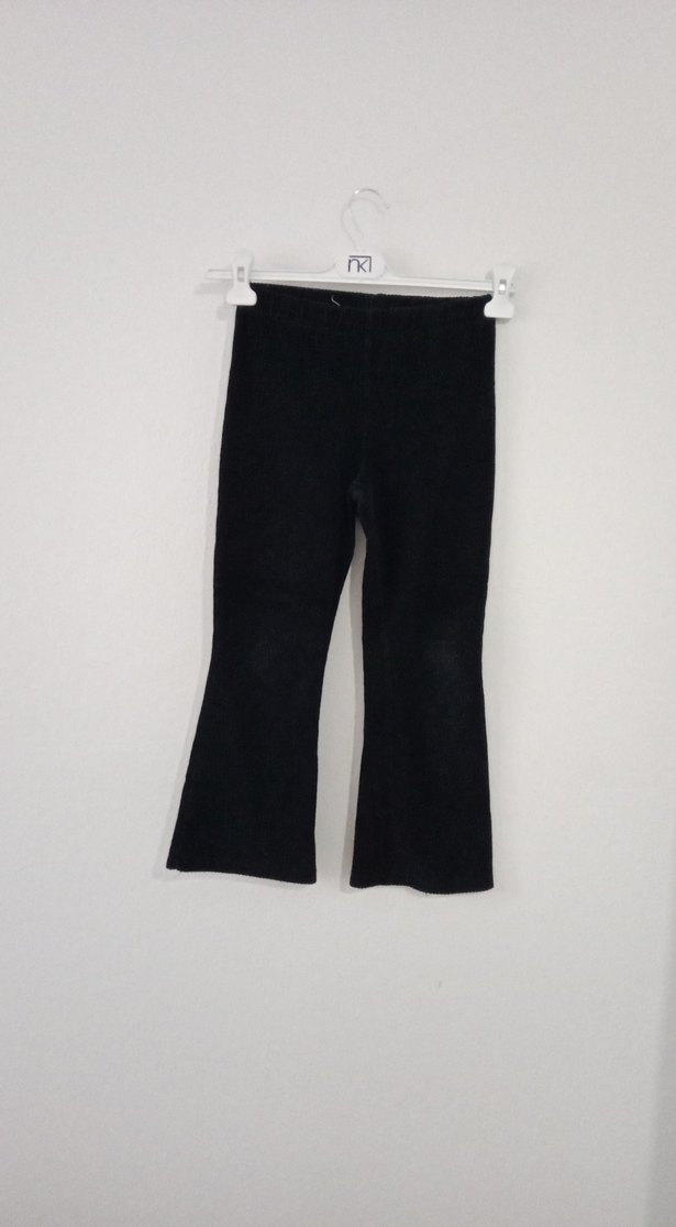 Kız Siyah Kot Tayt Kemerli - Görsel 4