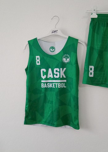 Yeşil Erkek Basketbol Atlet ve Şort Takımı - Görsel 5