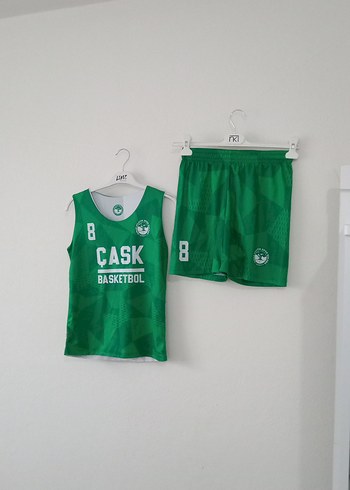 Yeşil Erkek Basketbol Atlet ve Şort Takımı - Görsel 11