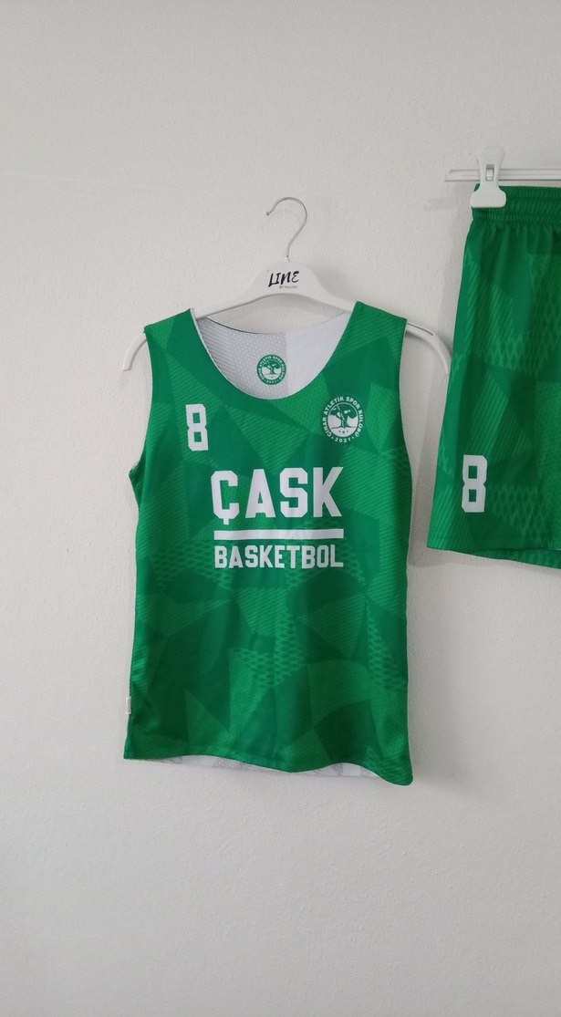 Yeşil Erkek Basketbol Atlet ve Şort Takımı - Görsel 5