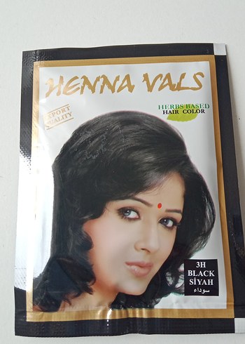 Henna Vals Siyah Saç Boyası - Görsel 6