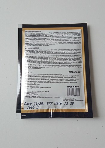 Henna Vals Siyah Saç Boyası - Görsel 10