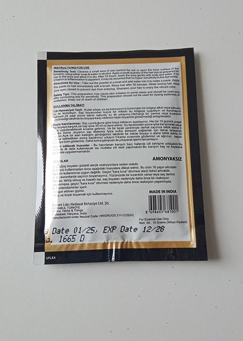 Henna Vals Siyah Saç Boyası - Görsel 8