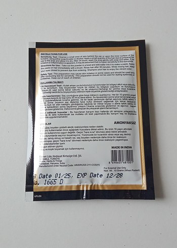 Henna Vals Siyah Saç Boyası - Görsel 9