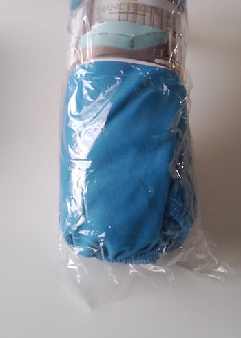 Turkuaz Düz Lastikli Çarşaf - Görsel 3