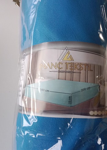 Turkuaz Düz Lastikli Çarşaf - Görsel 7