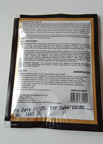 Henna Vals Siyah Saç Boyası - Görsel 9