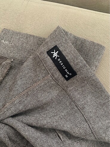 xs Beden camel Renk Kk design pantolonlu ceketli takım
