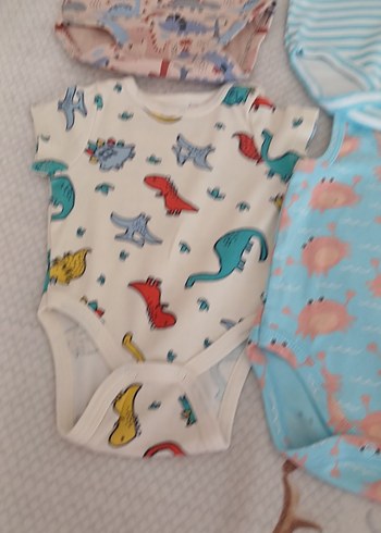 Pamuklu Erkek Bebek Kolsuz ZIBINLAR - Görsel 3