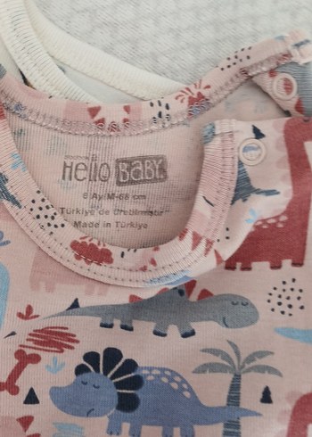 Pamuklu Erkek Bebek Kolsuz ZIBINLAR - Görsel 9