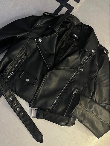 Deri ceket Pull&bear