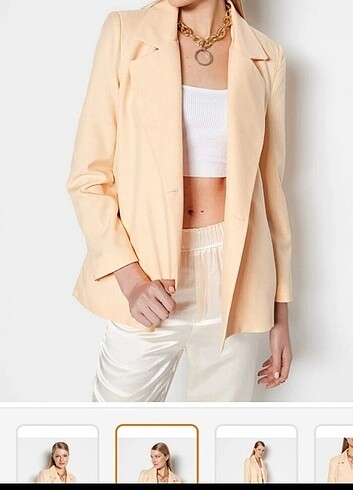 Trendyol & Milla Trendyol somon blazer ceket