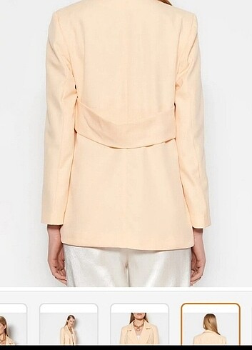 s Beden ten rengi Renk Trendyol somon blazer ceket