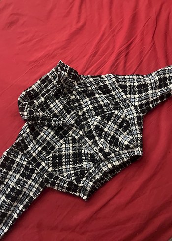 Düğmeli Ekose Desenli Gri Köpek Kıyafeti