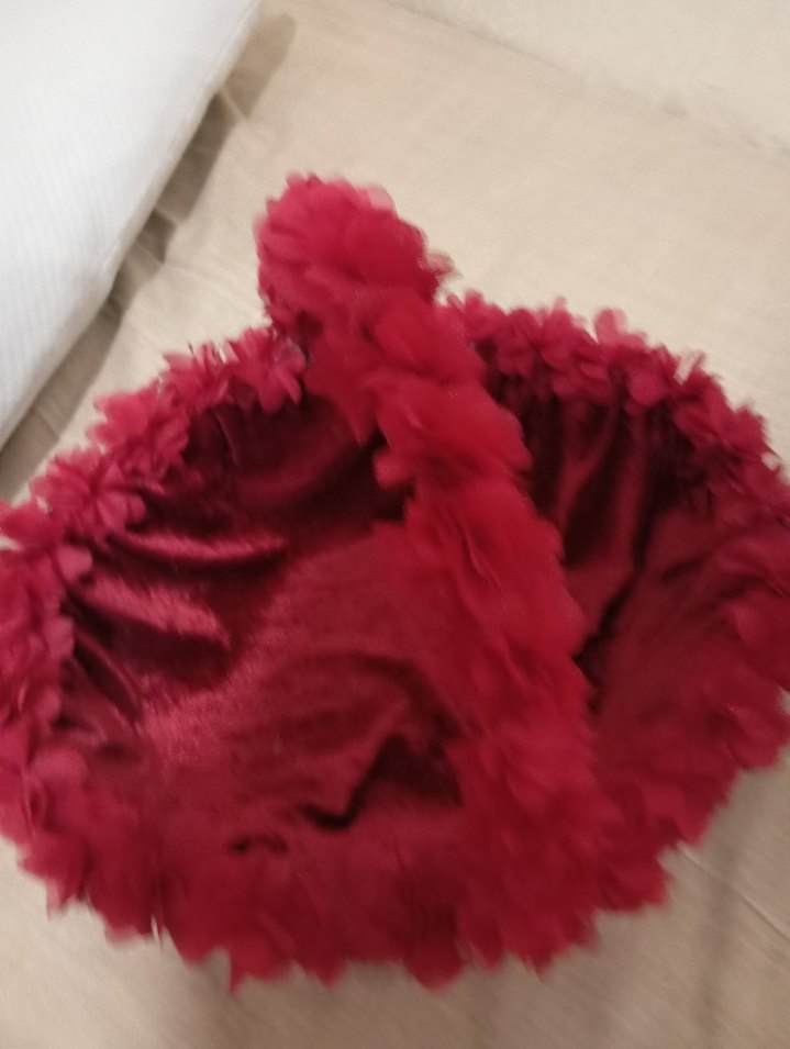 Kırmızı Çiçekli ve Altın Renkli Mumluk Seti - Görsel 4