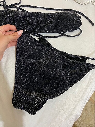 m Beden siyah Renk Bikini Takımı