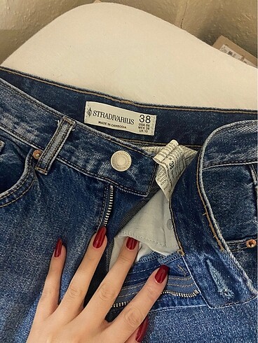 38 Beden lacivert Renk Stradivarius Jean