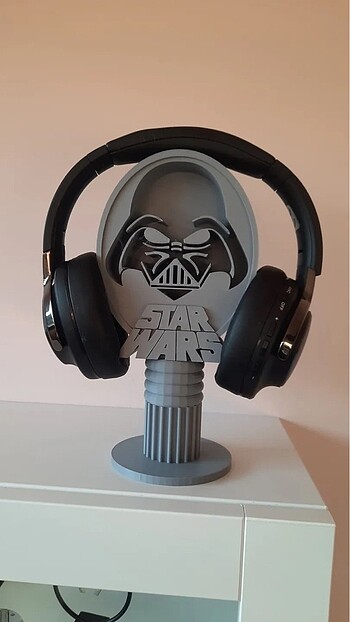 Star wars kulaklık standı. 3D yazıcı ile üretilmiş şık ve minima