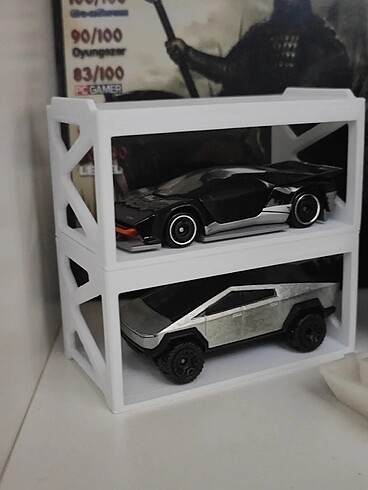 Hot wheels araç standı modüler