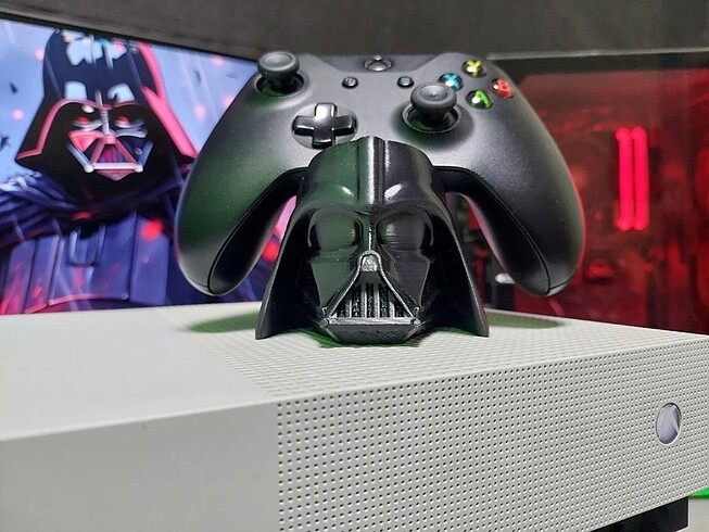 Kol Standı Dart Vader. 3D yazici ile uretilmistir. Dayanikli pla