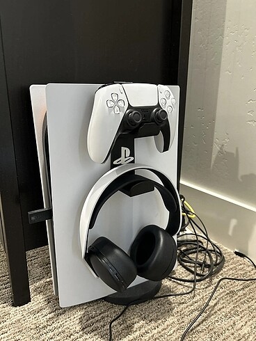 Playstation 5 Kol ve Kulaklık Askısı PS5 . 3D yazici ile uretilm