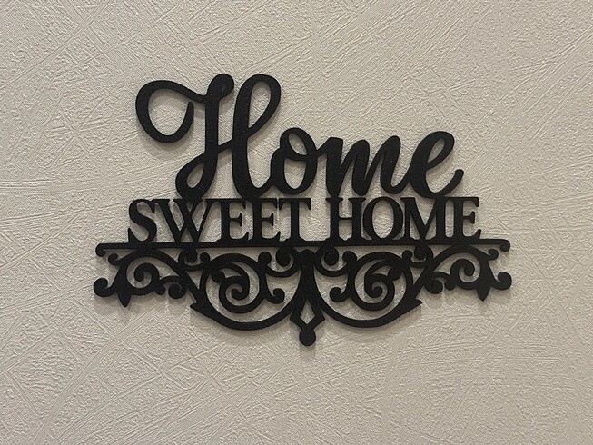 Home Sweet Home Yazılı Dekor