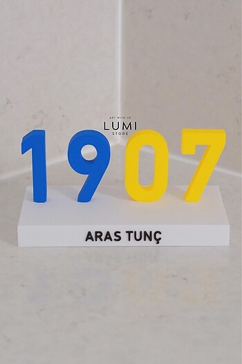 Beden İsimlikli Taraftar Masa Dekoru Fenerbahçe