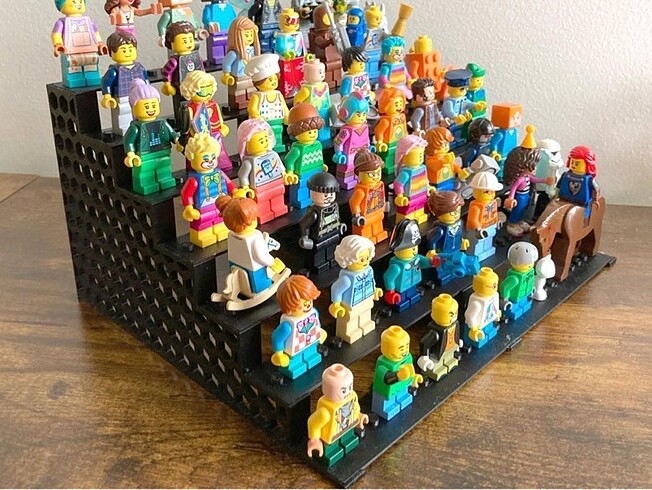 Diğer Lego Mini Figür Uyumlu Sergileme Standı