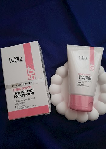 WOU Pembe Ton Düzenleyici Güneş Kremi SPF50+ - Görsel 2