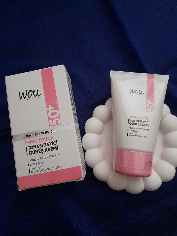 WOU Pembe Ton Düzenleyici Güneş Kremi SPF50+ - Görsel 2