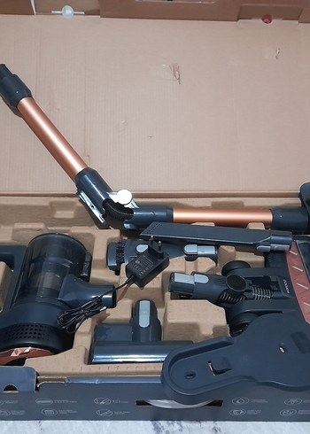 KARACA Vantuz şarjlı dikey Süpürge - Görsel 18