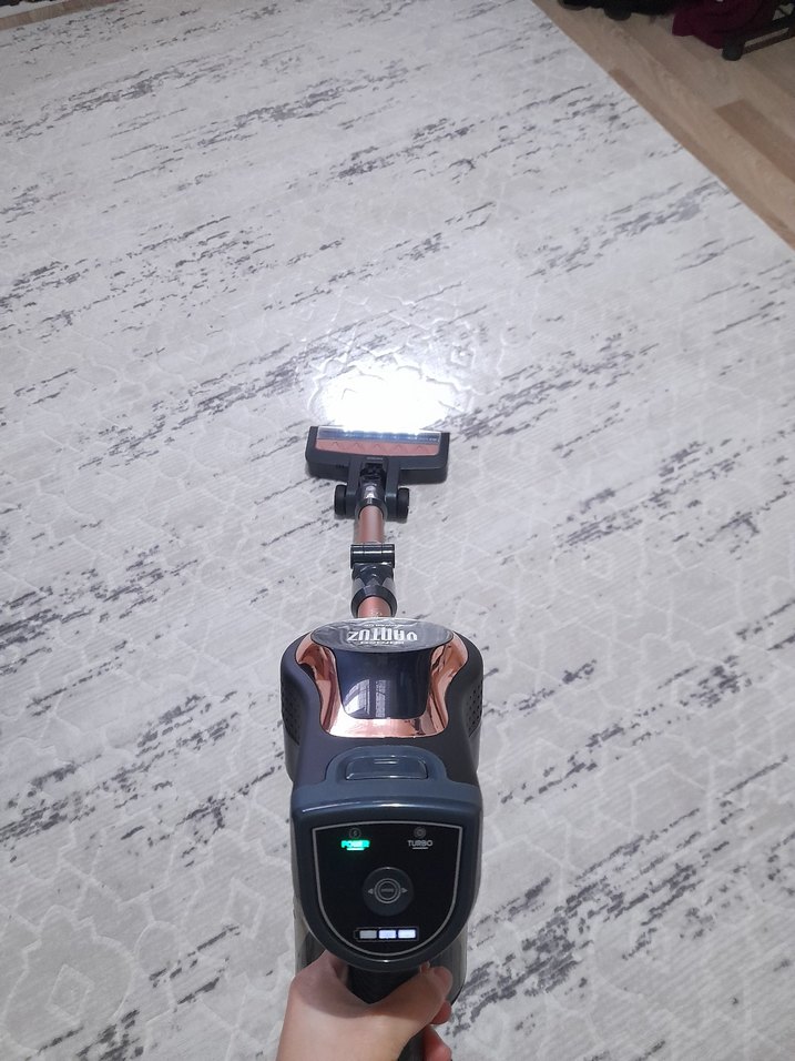 KARACA Şarjlı Kablosuz Elektrikli Süpürge Siyah - Görsel 3