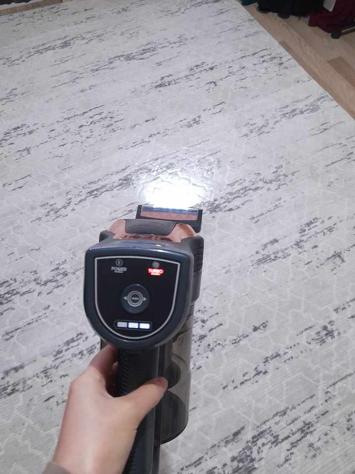 KARACA Şarjlı Kablosuz Elektrikli Süpürge Siyah - Görsel 5