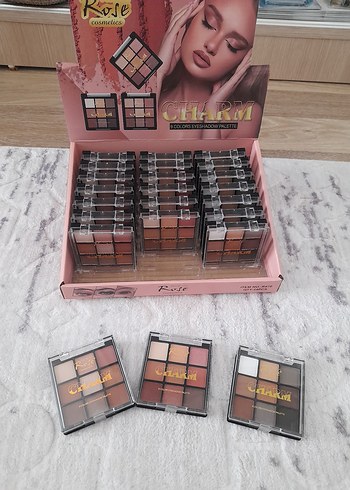 Rose Charm 9 Renk Göz Farı Paleti - Görsel 2