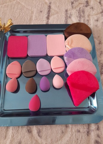 Pastel Renkli Çoklu Makyaj Süngeri - Görsel 4