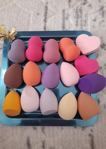 Pastel Renkli Çoklu Makyaj Süngeri - Görsel 2
