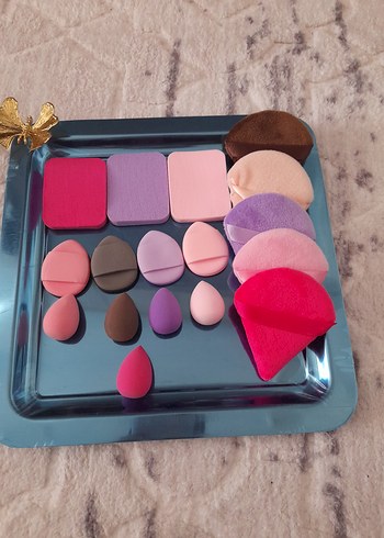 Pastel Renkli Çoklu Makyaj Süngeri - Görsel 5