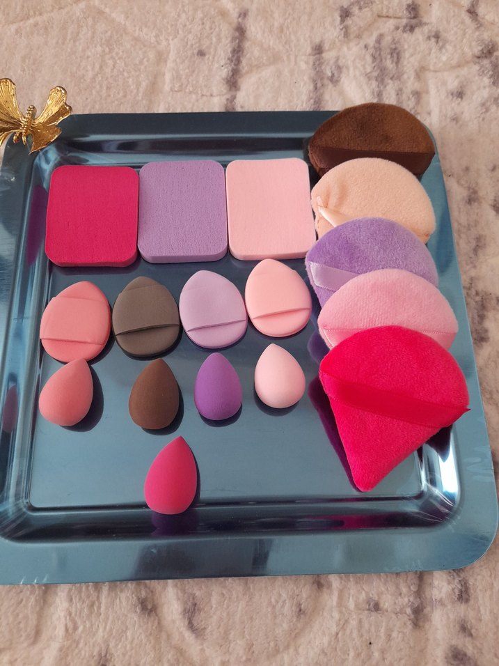 Pastel Renkli Çoklu Makyaj Süngeri - Görsel 4